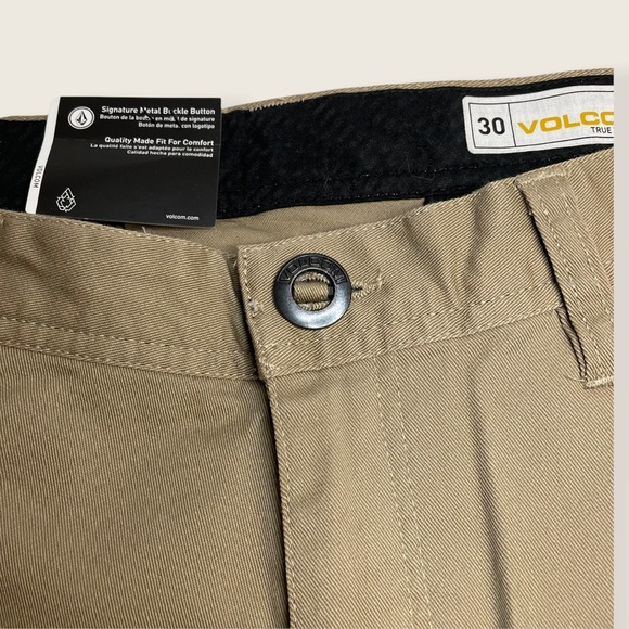 Volcom - Frickin Modern Straight Pant - Khaki - 30 - Picture 6 of 10